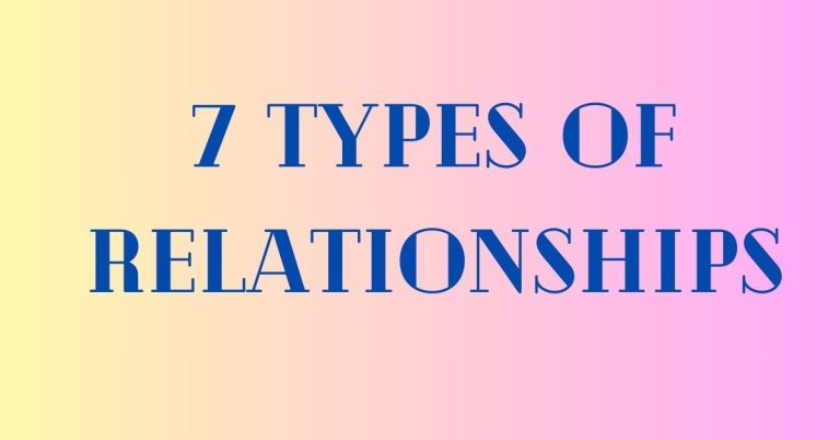 3 Types Of Relationships